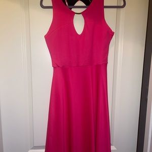 Nicki Minaj hot pink dress